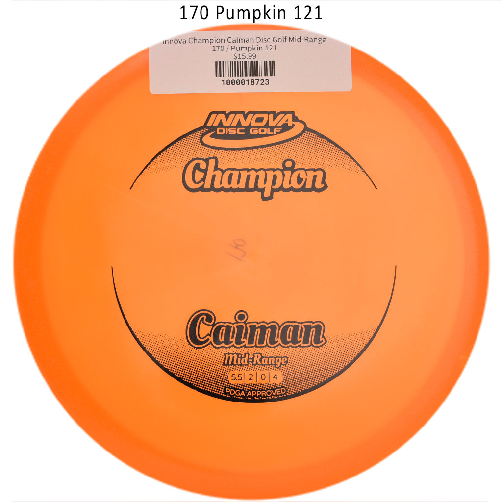 innova-champion-caiman-disc-golf-mid-range 170 Pumpkin 121 