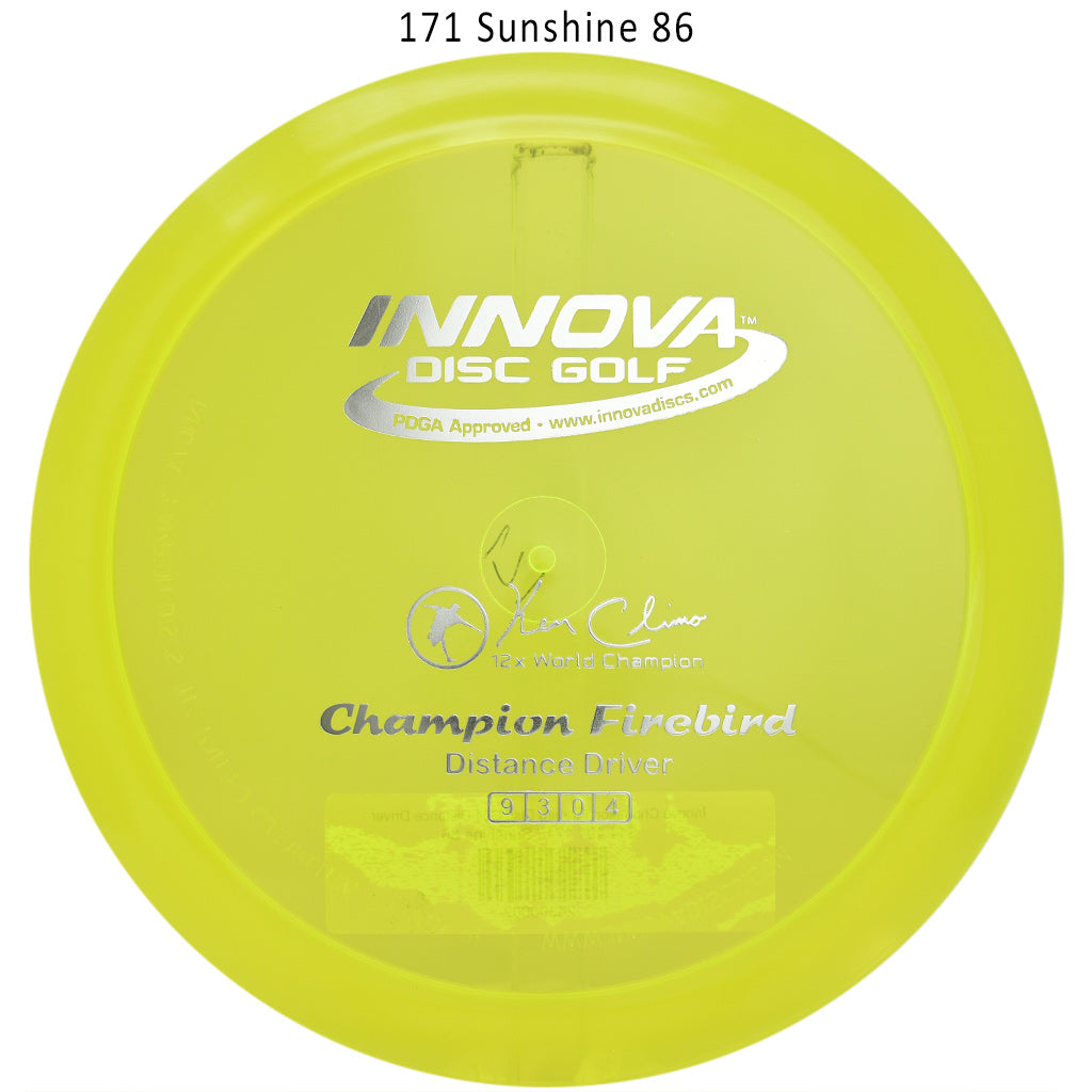 innova-champion-firebird-disc-golf-distance-driver 171 Sunshine 86
