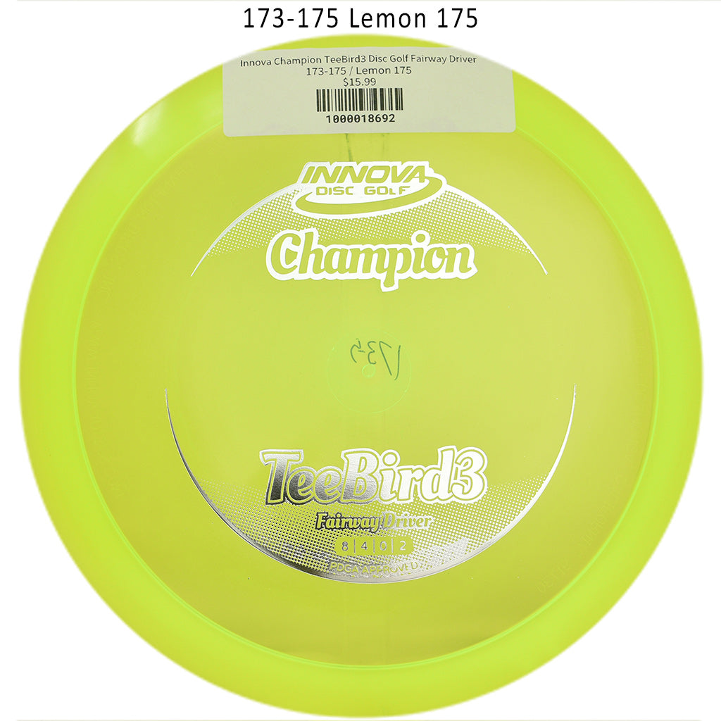 innova-champion-teebird3-disc-golf-fairway-driver 173-175 Lemon 175