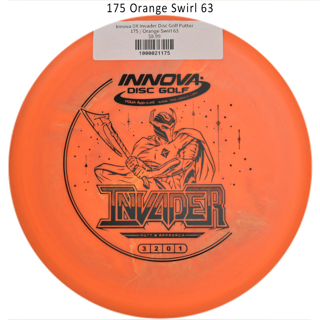 innova-dx-invader-disc-golf-putter 175 Orange Swirl 63
