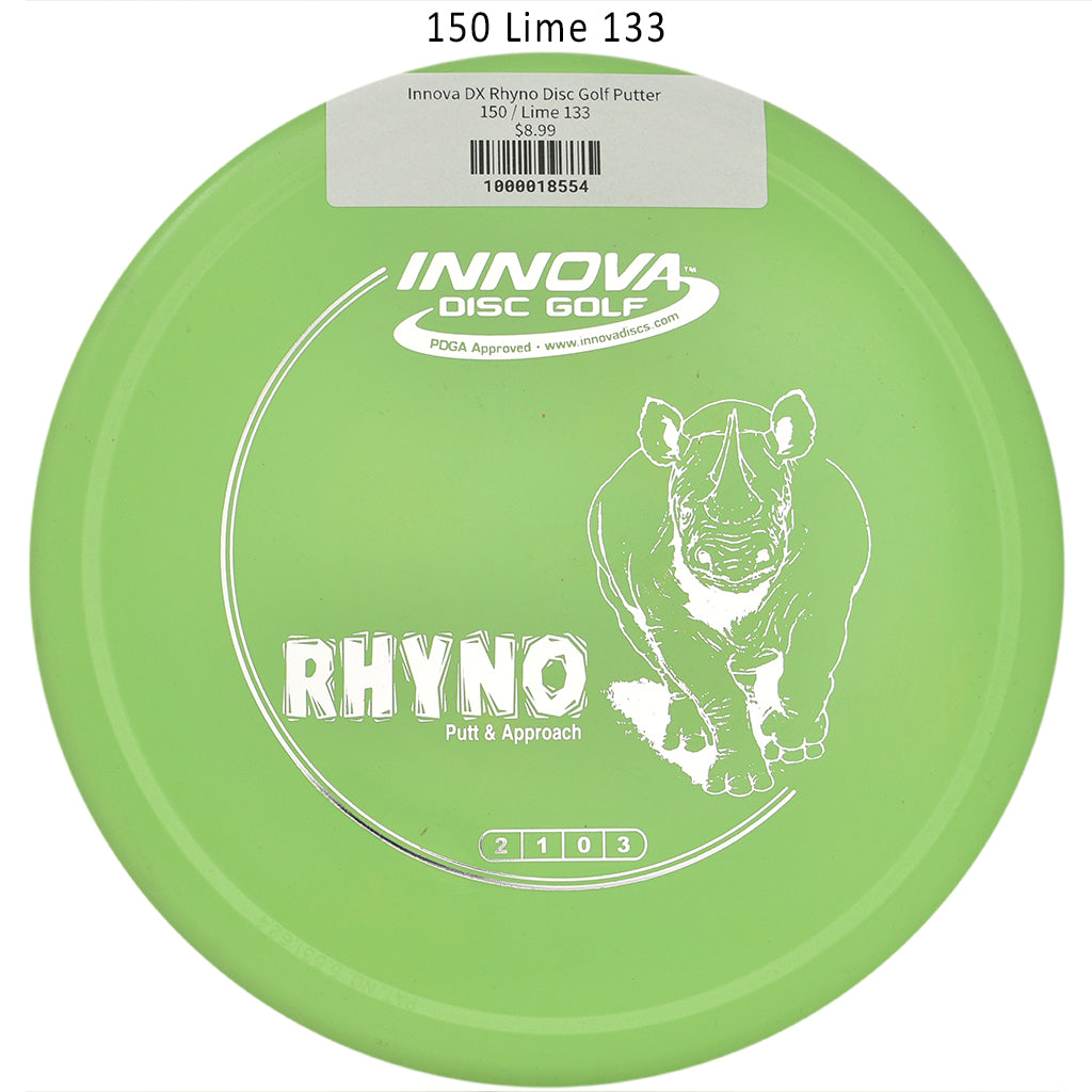 innova-dx-rhyno-disc-golf-putter 150 Lime 133