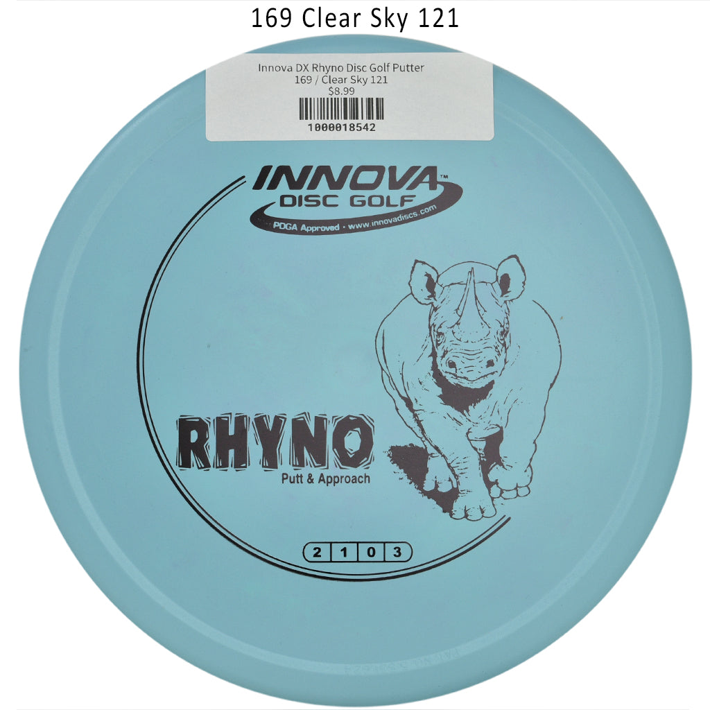 innova-dx-rhyno-disc-golf-putter 169 Clear Sky 121