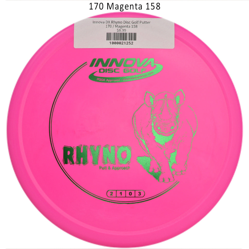 innova-dx-rhyno-disc-golf-putter 170 Magenta 158 