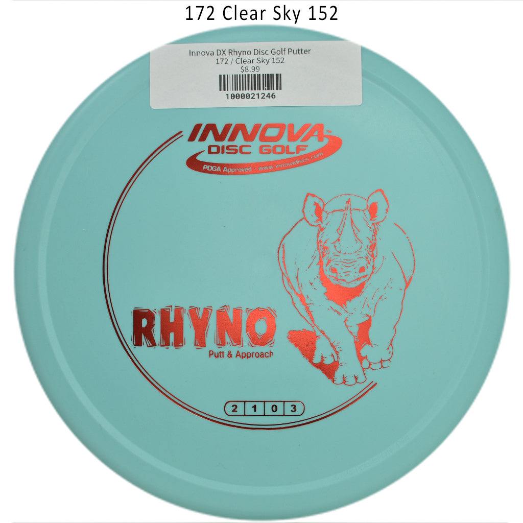 innova-dx-rhyno-disc-golf-putter 172 Clear Sky 152