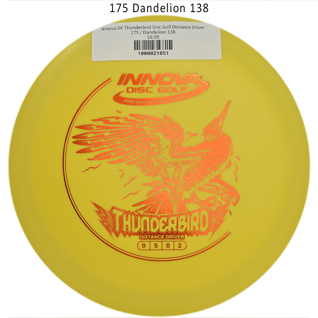 innova-dx-thunderbird-disc-golf-distance-driver 175 Dandelion 138 