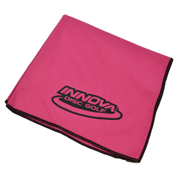 innova-dewfly-disc-golf-towel Pink-Black 