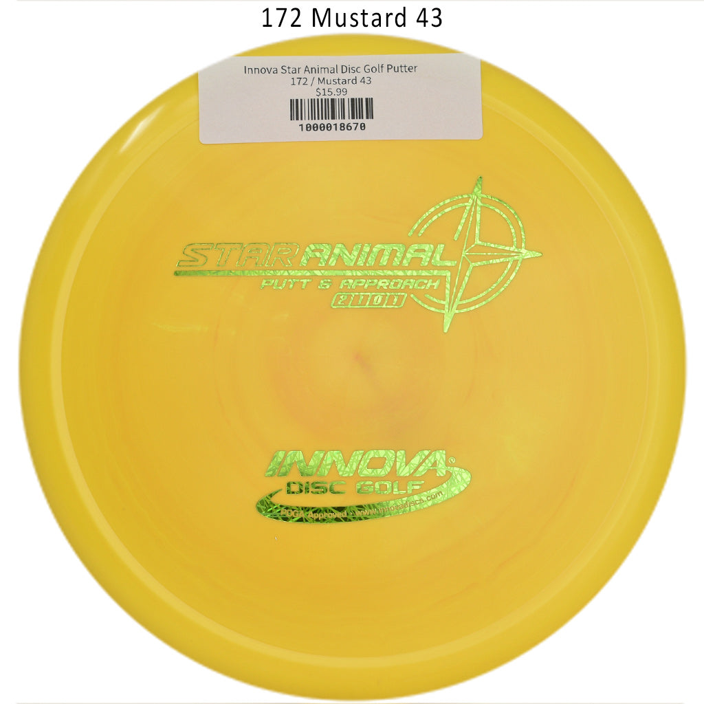 innova-star-animal-disc-golf-putter 172 Mustard 43