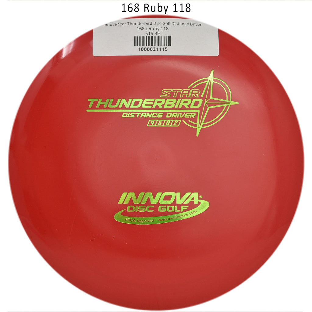 innova-star-thunderbird-disc-golf-distance-driver 168 Ruby 118