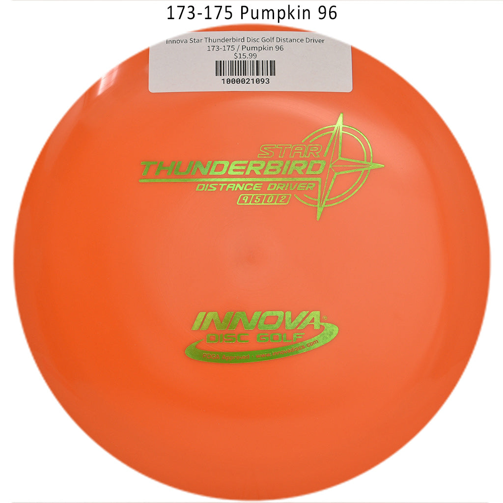 innova-star-thunderbird-disc-golf-distance-driver 173-175 Pumpkin 96