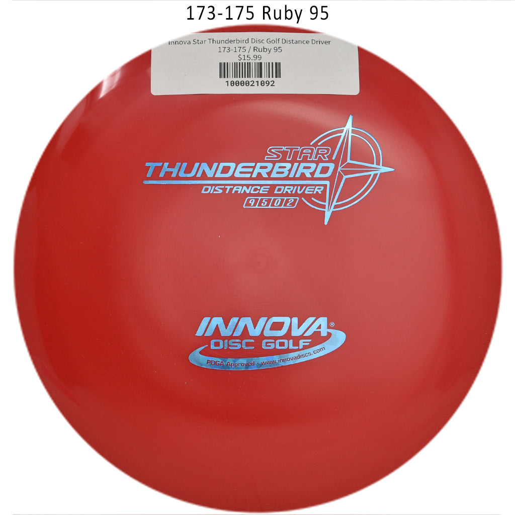 innova-star-thunderbird-disc-golf-distance-driver 173-175 Ruby 95