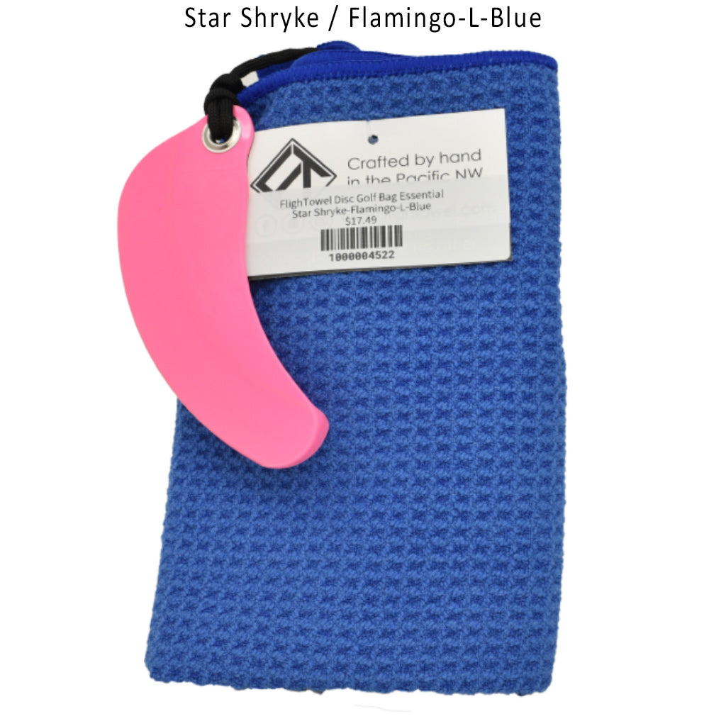 flightowel-disc-golf-bag-essential Star Shryke-Flamingo-L-Blue 