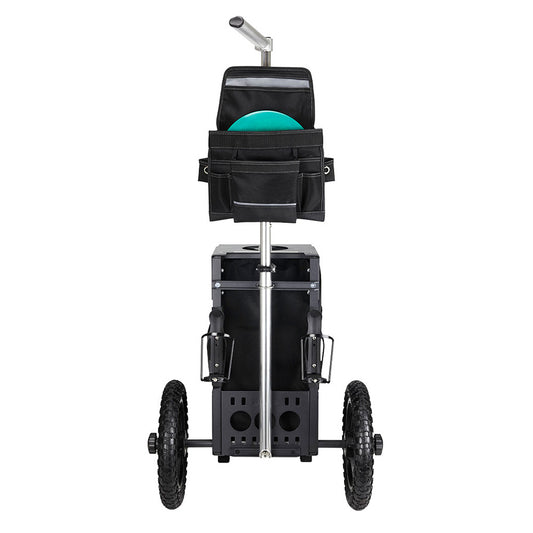Zuca Disc Golf PUTTER POUCH Cart Accessories black putter pouch installed on an all terrain cart