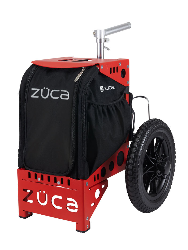 Zuca Compact Disc Golf Cart w/ Mini Pouch Duo Red