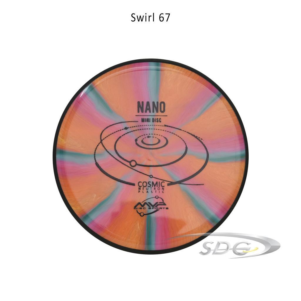 mvp-cosmic-neutron-nano-disc-golf-mini-marker Swirl 67 
