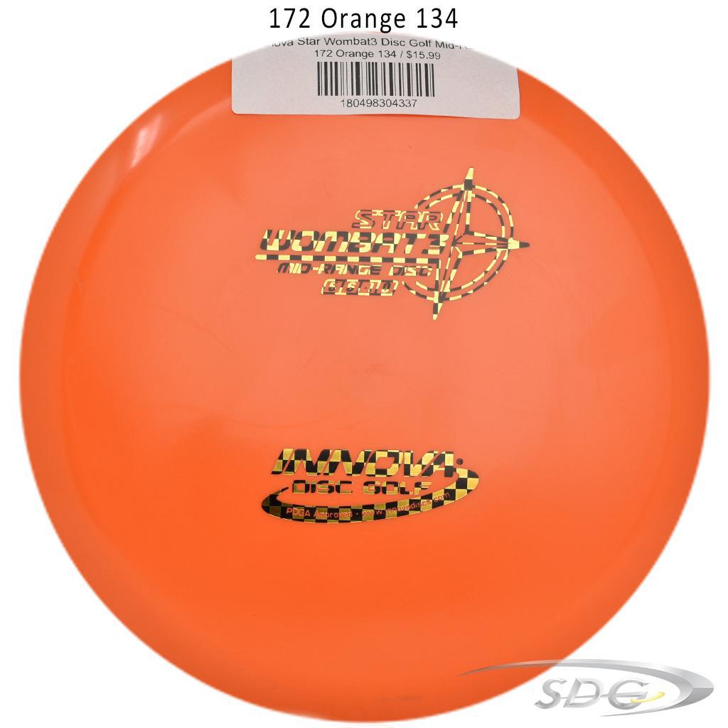 innova-star-wombat3-disc-golf-mid-range 172 Orange 134 