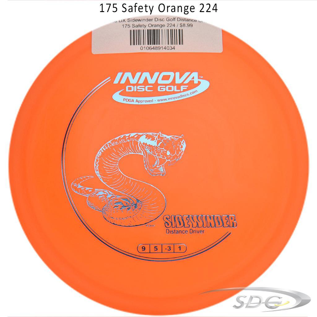 innova-dx-sidewinder-disc-golf-distance-driver 175 Safety Orange 224 