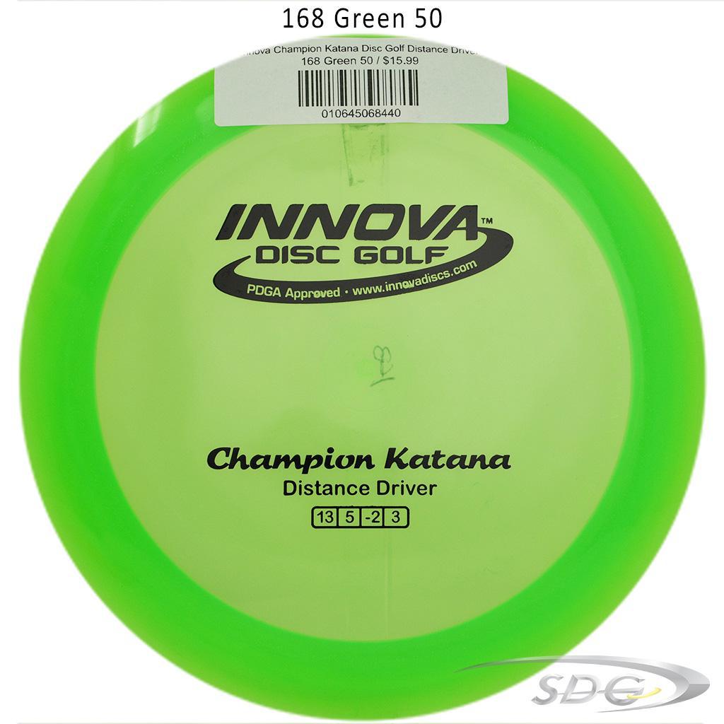 innova-champion-katana-disc-golf-distance-driver 168 Green 50 