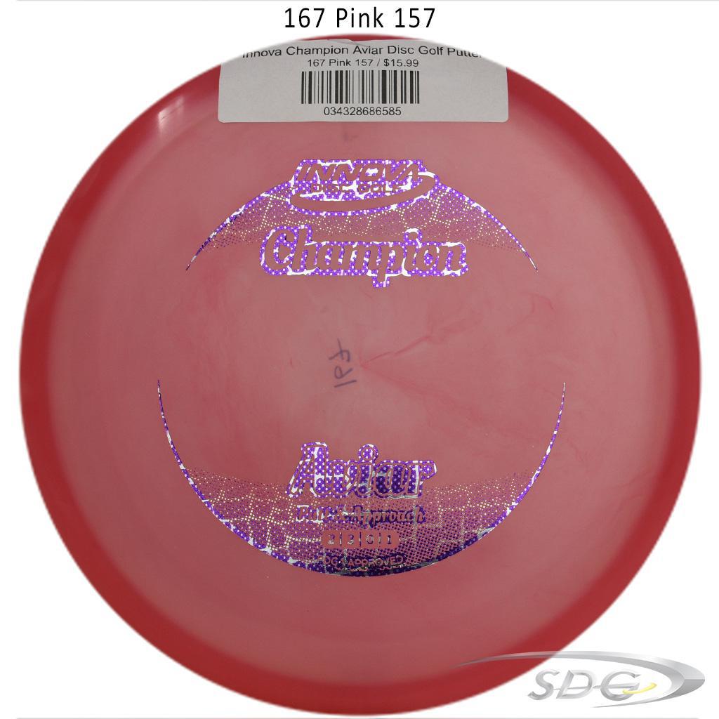 innova-champion-aviar-disc-golf-putter 167 Pink 157 