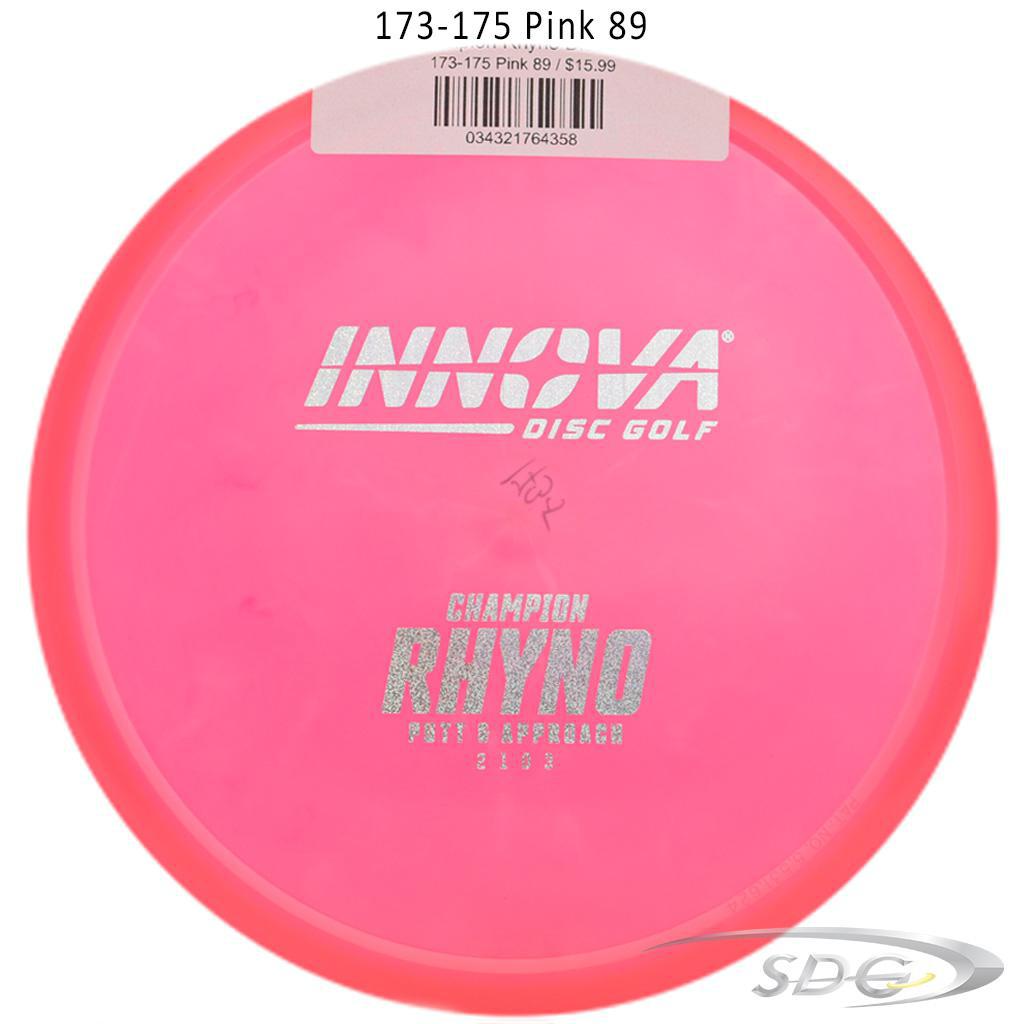 innova-champion-rhyno-disc-golf-putter 173-175 Pink 89 