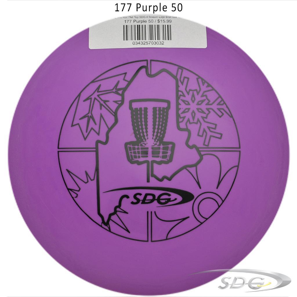 innova-kc-pro-roc-flat-top-sdg-4-season-logo-disc-golf-mid-range 177 Purple 50 