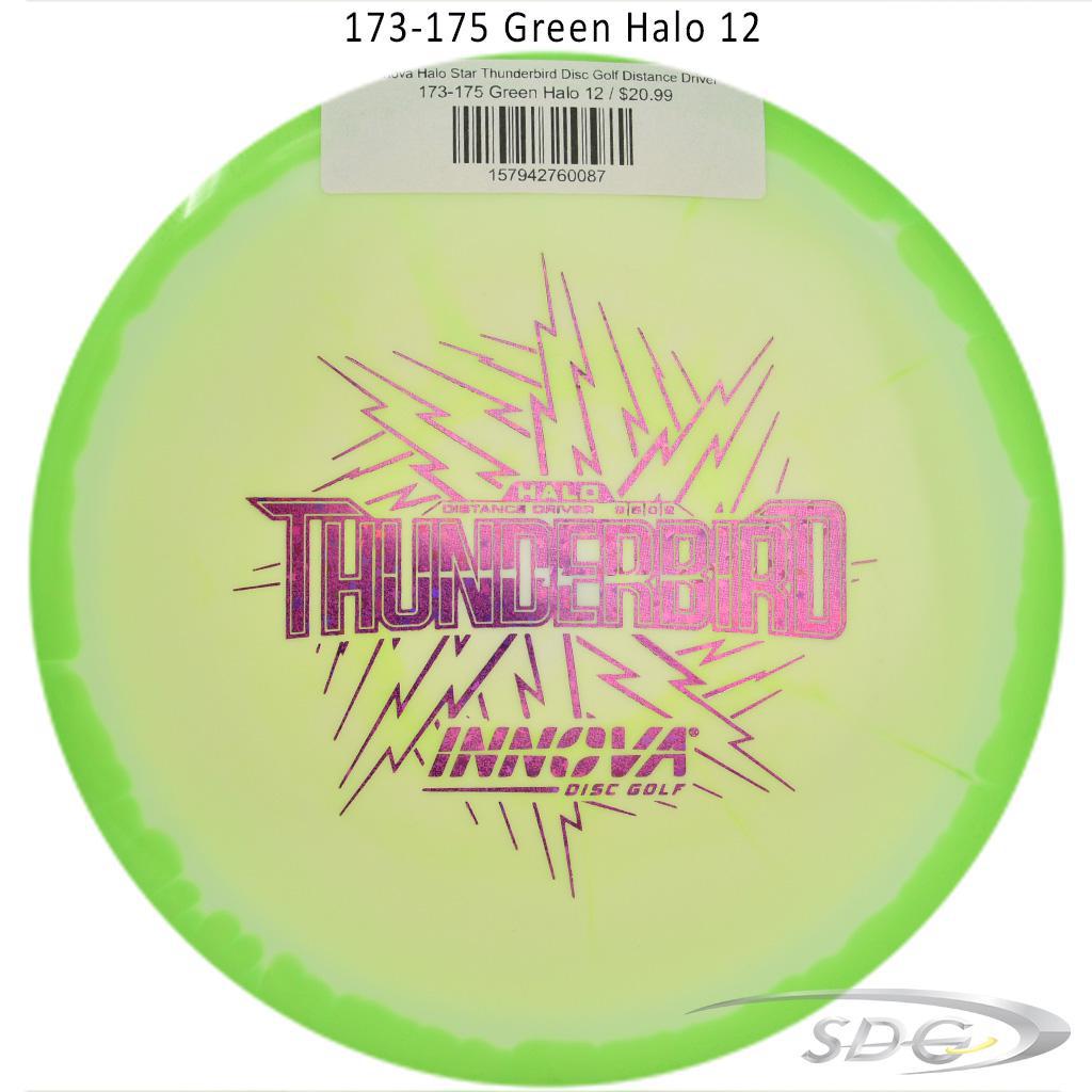 innova-halo-star-thunderbird-disc-golf-distance-driver 173-175 Green Halo 12 
