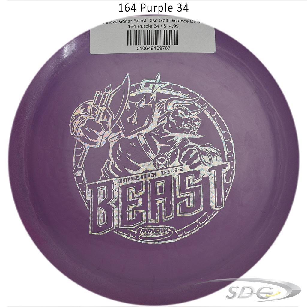 innova-gstar-beast-disc-golf-distance-driver 164 Purple 34 