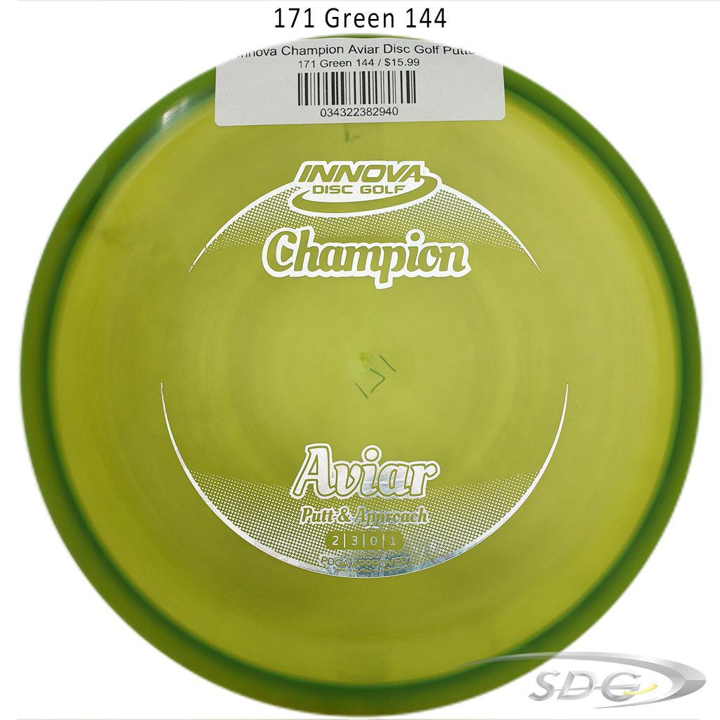 innova-champion-aviar-disc-golf-putter 171 Green 144 