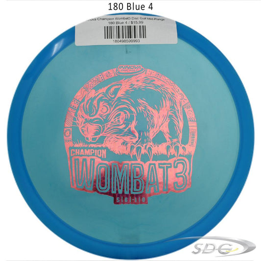 innova-champion-wombat3-disc-golf-mid-range 180 Blue 4 
