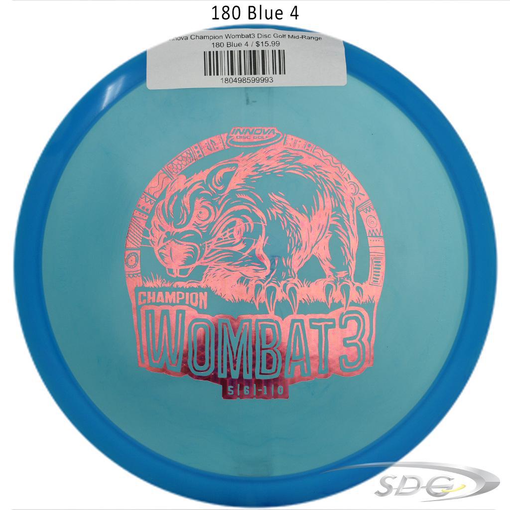 innova-champion-wombat3-disc-golf-mid-range 180 Blue 4 