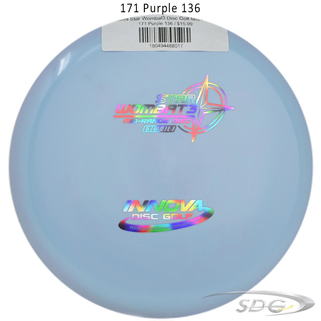 innova-star-wombat3-disc-golf-mid-range 171 Purple 136 