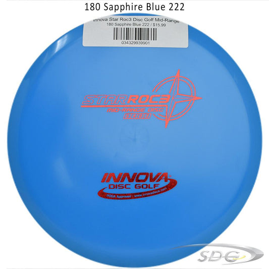 innova-star-roc3-disc-golf-mid-range 180 Sapphire Blue 222 