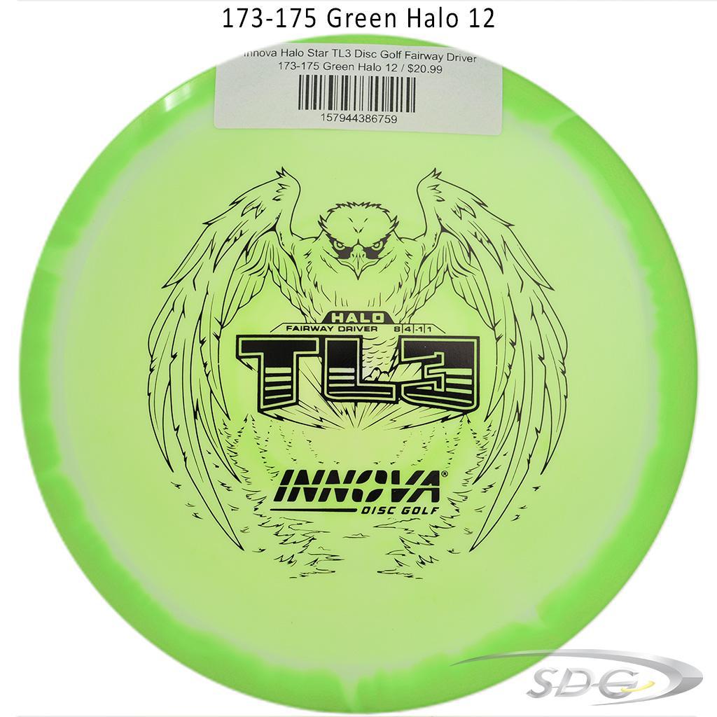 innova-halo-star-tl3-disc-golf-fairway-driver 173-175 Green Halo 12 