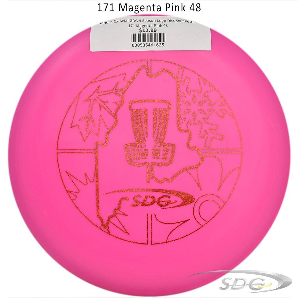 innova-dx-aviar-sdg-4-season-logo-disc-golf-putter 171 Magenta Pink 48 
