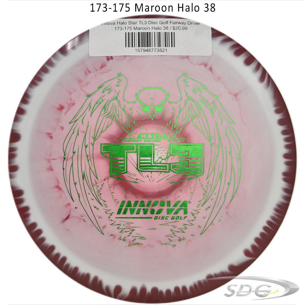 innova-halo-star-tl3-disc-golf-fairway-driver 173-175 Maroon Halo 38 