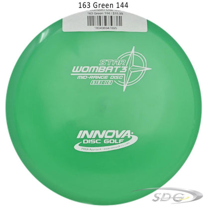 innova-star-wombat3-disc-golf-mid-range 163 Green 144 