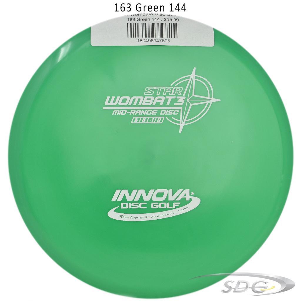 innova-star-wombat3-disc-golf-mid-range 163 Green 144 