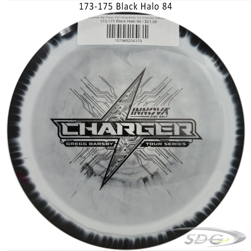 innova-halo-star-charger-2023-gregg-barsby-tour-series-disc-golf-distance-driver 173-175 Black Halo 84 