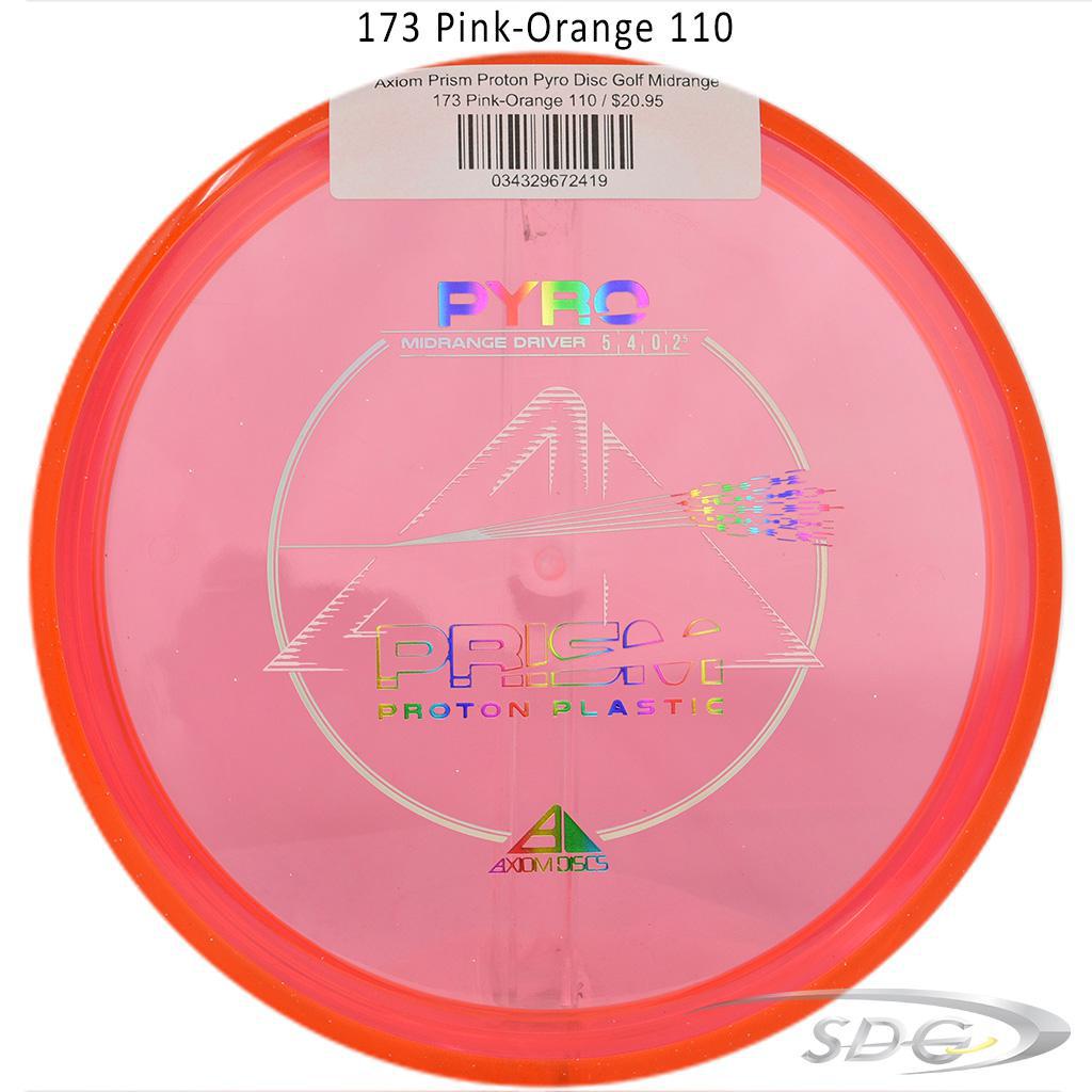 axiom-prism-proton-pyro-disc-golf-midrange 173 Pink-Orange 110 
