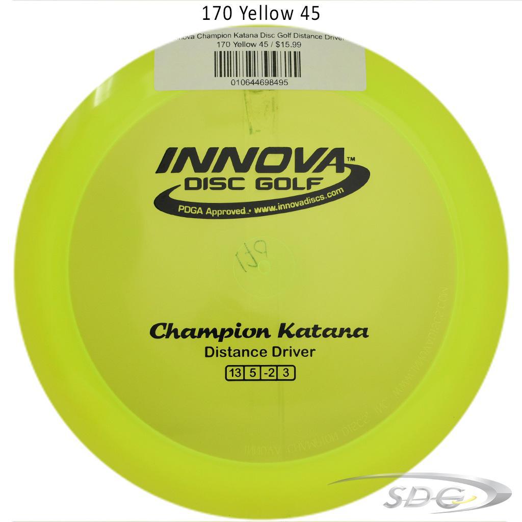 innova-champion-katana-disc-golf-distance-driver 170 Yellow 45