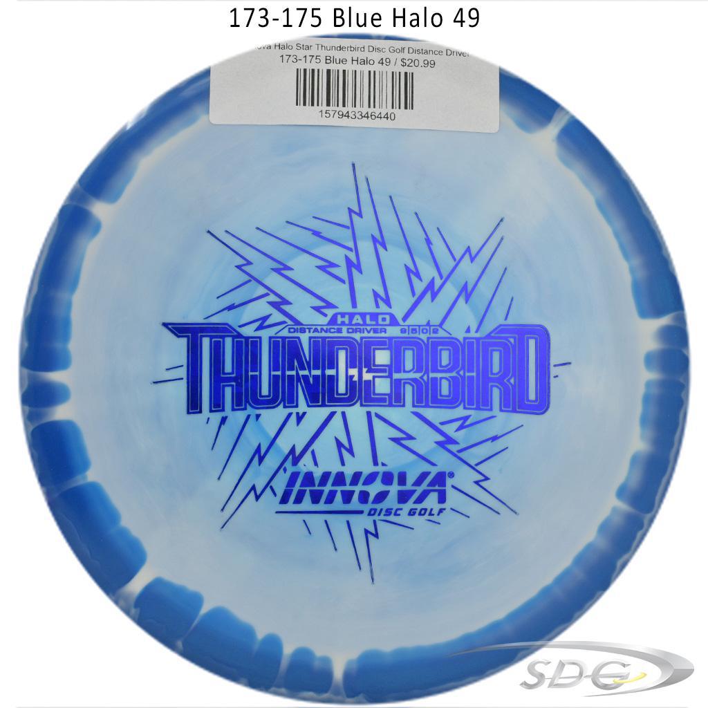 innova-halo-star-thunderbird-disc-golf-distance-driver 173-175 Blue Halo 49 
