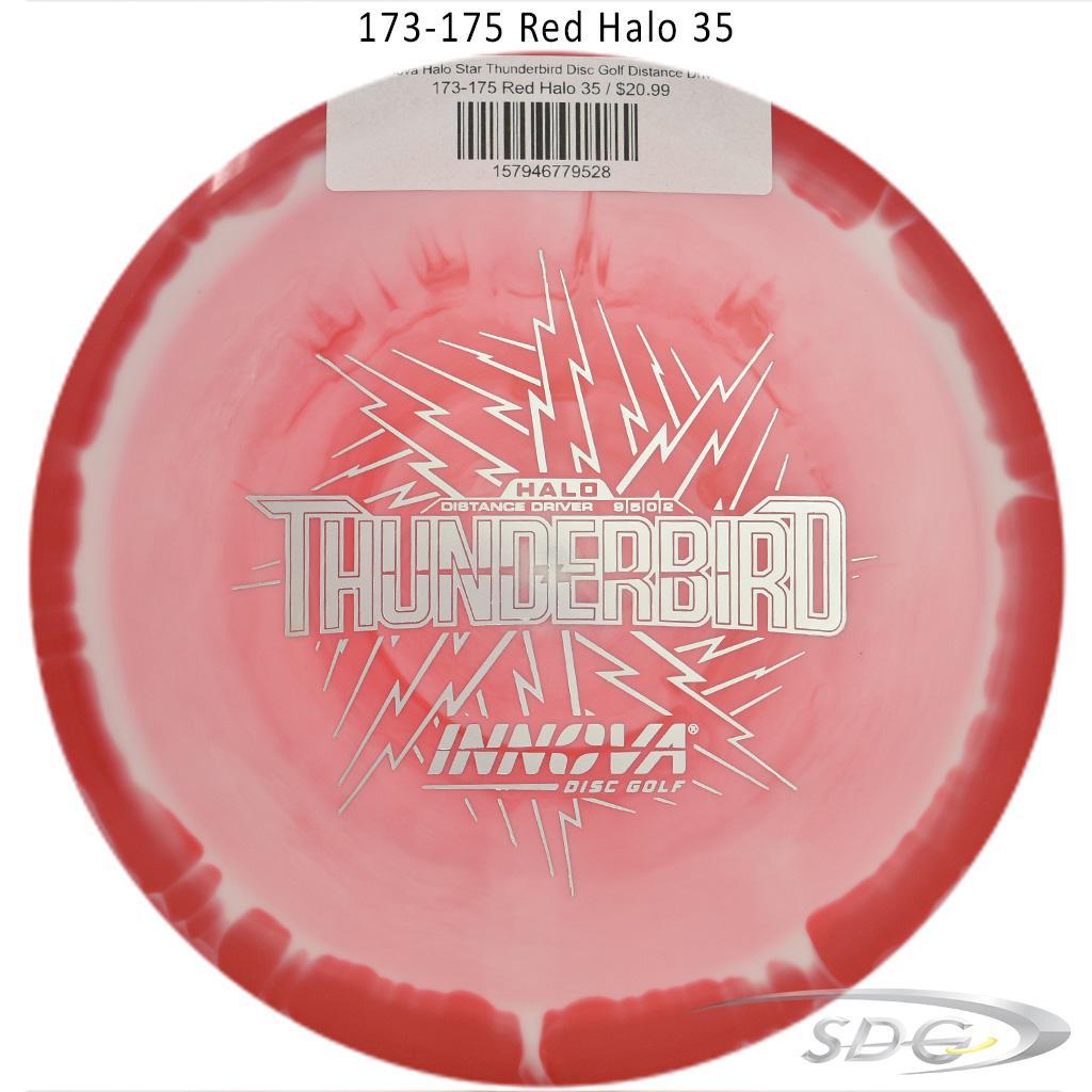 innova-halo-star-thunderbird-disc-golf-distance-driver 173-175 Red Halo 35 