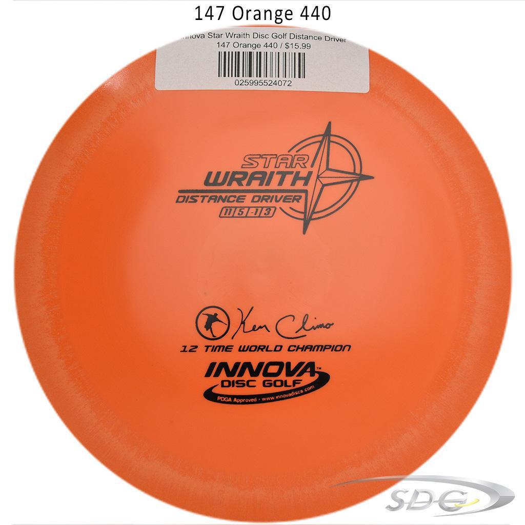 innova-star-wraith-disc-golf-distance-driver 147 Orange 440 