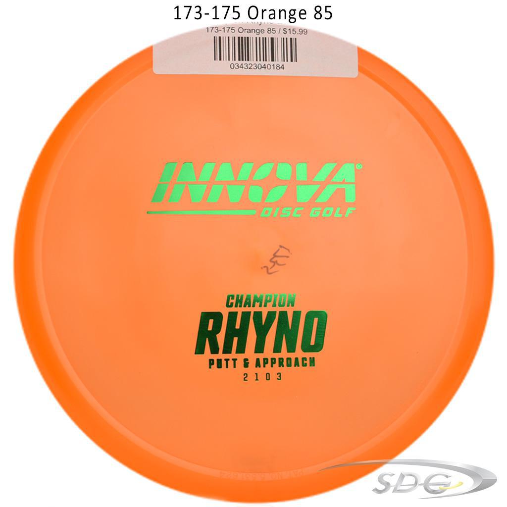 innova-champion-rhyno-disc-golf-putter 173-175 Orange 85 