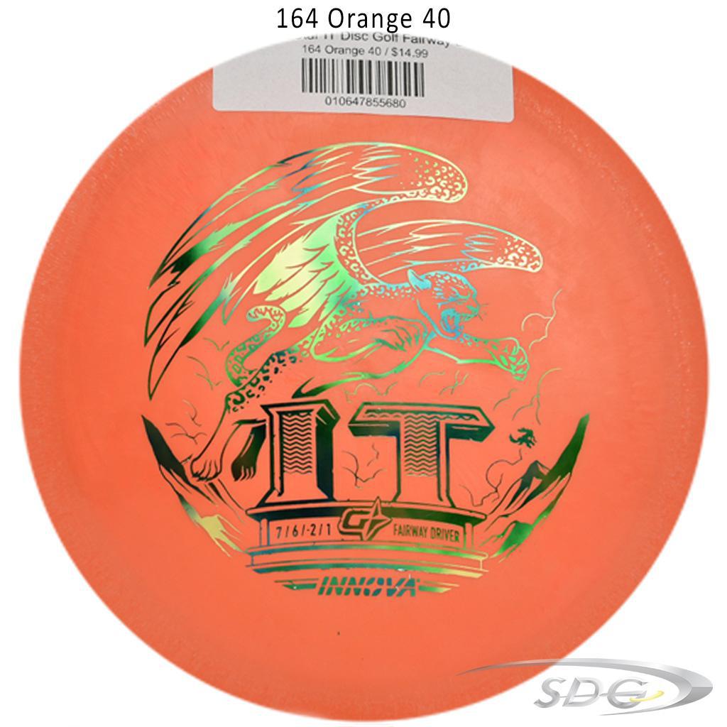 innova-gstar-it-disc-golf-fairway-driver 164 Orange 40 