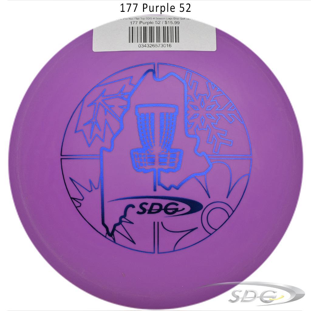 innova-kc-pro-roc-flat-top-sdg-4-season-logo-disc-golf-mid-range 177 Purple 52 