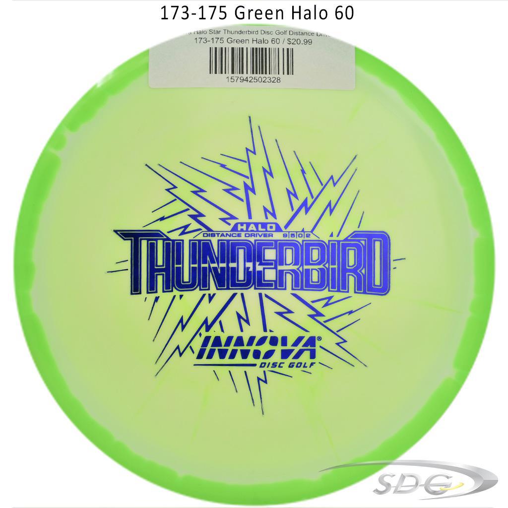 innova-halo-star-thunderbird-disc-golf-distance-driver 173-175 Green Halo 60 