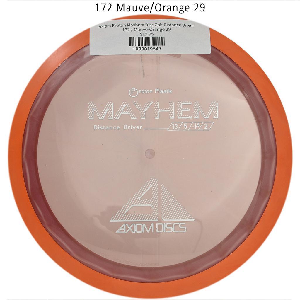 axiom-proton-mayhem-disc-golf-distance-driver 172 Mauve-Orange 29