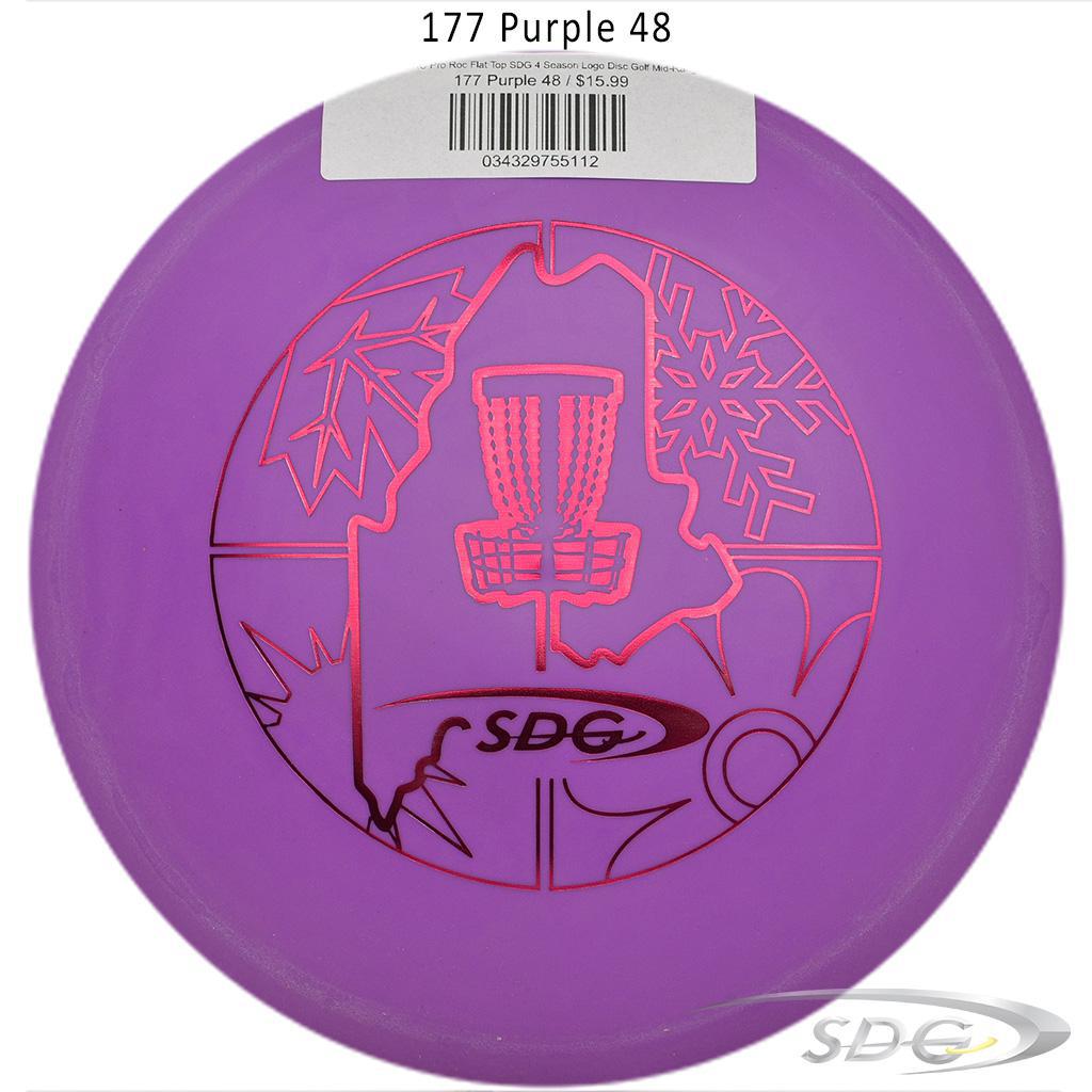 innova-kc-pro-roc-flat-top-sdg-4-season-logo-disc-golf-mid-range 177 Purple 48 