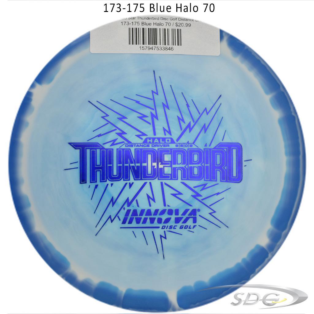 innova-halo-star-thunderbird-disc-golf-distance-driver 173-175 Blue Halo 70 