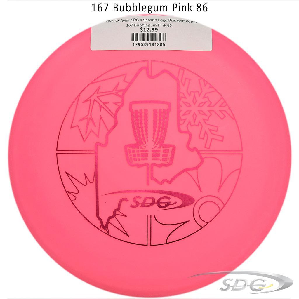 innova-dx-aviar-sdg-4-season-logo-disc-golf-putter 167 Bubblegum Pink 86 